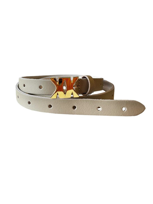 Leather Belt Shine Gold PBK